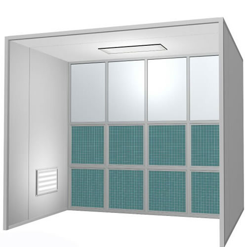 Open Face Spray Booth