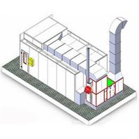 Semi Down Draft Spray Booth
